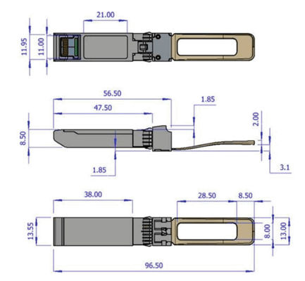 Transceiver optyczny 40GbE DDMI Mellanox QSFP+ 850nm MMA1B00-B150D MPO SR4 do 150m