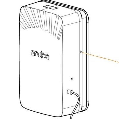 Punkty dostępowe Unified Aruba Hospitality 2x2 AP 505H (RW) z serii 500H Z 1+4 portami Ethernet PSE USB