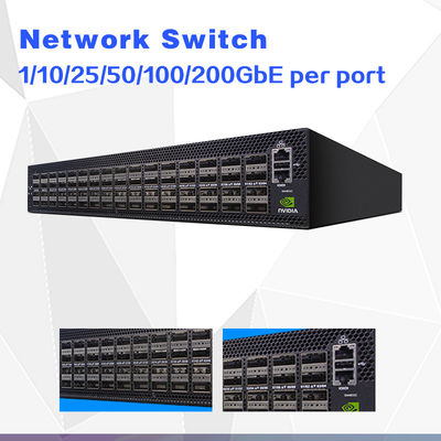 100GbE 2U Otwarty przełącznik sieciowy Mellanox MSN4600-CS2FC z Cumulus Ethernet