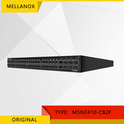 Przełącznik sieciowy Mellanox 25 Gb 100 GbE MSN2410-CB2F 1U 48 portów SFP28