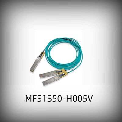 Kabel Mellanox AOC o niskim opóźnieniu MFS1S00-H020E Splitter Kabel Ethernet 200GbE Do 2x100GbE 20m