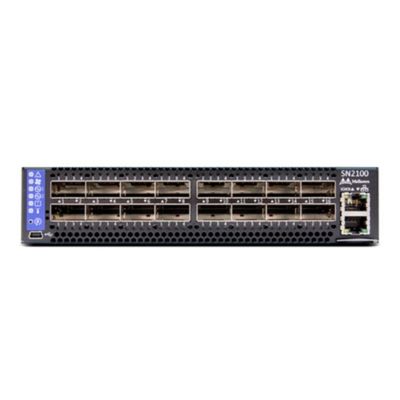 MSN2100-CB2F Przełączniki Ethernet Mellanox o połowie szerokości 10/25GbE i 100GbE