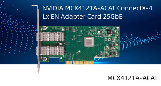 Dwuportowa karta sieciowa Mellanox ConnectX-4 Lx EN 25GbE SFP28 PCIe3.0 X8 MCX4121A-ACAT
