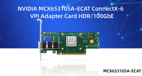 10 GB Mellanox Network Card MCX653105A-ECAT-SP MCX653106A-ECAT