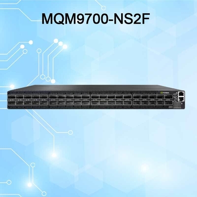 MQM9790-NS2F Mellanox Network Switch P2C Airflow 64 Port NDR 32 OSFP Port niezarządzany