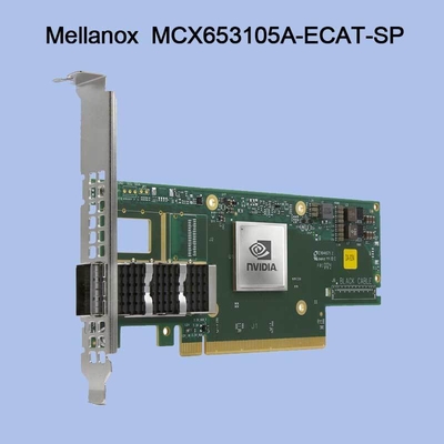 Nvidia MCX653105A-Ecat-Sp Connectx6 Jednoportowa karta sieciowa Osfp56 EDR 100GB/S Vpi Infiniband
