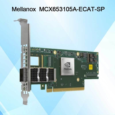 Nvidia MCX653105A-Ecat-Sp Connectx6 Jednoportowa karta sieciowa Osfp56 EDR 100GB/S Vpi Infiniband
