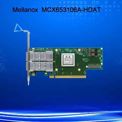 Connectx-6 MCX653106A-HDAT VPI MELLANOX Network Card 200 GB/s Adapter Infiniband i Ethernet