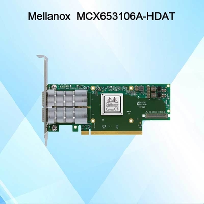 Connectx-6 MCX653106A-HDAT VPI MELLANOX Network Card 200 GB/s Adapter Infiniband i Ethernet