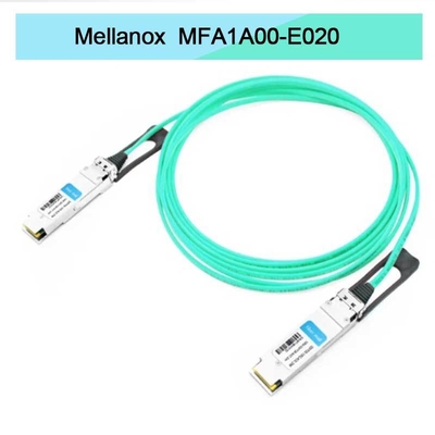 Nvidia Mfa1a00-Xxxx 100GB/S Qsfp28 Mmf Kabel aktywny optyczny Mfa1a00-E020 Kabel aktywny światłowodowy Ib EDR 100GB/S