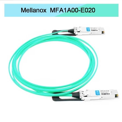 Nvidia Mfa1a00-Xxxx 100GB/S Qsfp28 Mmf Kabel aktywny optyczny Mfa1a00-E020 Kabel aktywny światłowodowy Ib EDR 100GB/S