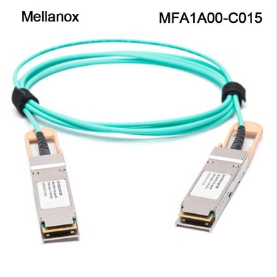 Kabel Ethernet 100GbE QSFP LSZH Mellanox AOC MFA1A00-C015 15m