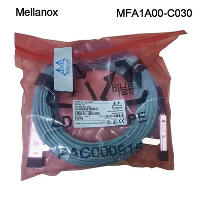 Aktywne kable optyczne AOC Mellanox 100GbE MFA1A00-C030 QSFP LSZH 30m