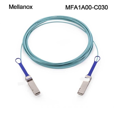 Aktywne kable optyczne AOC Mellanox 100GbE MFA1A00-C030 QSFP LSZH 30m