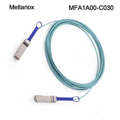 Aktywne kable optyczne AOC Mellanox 100GbE MFA1A00-C030 QSFP LSZH 30m