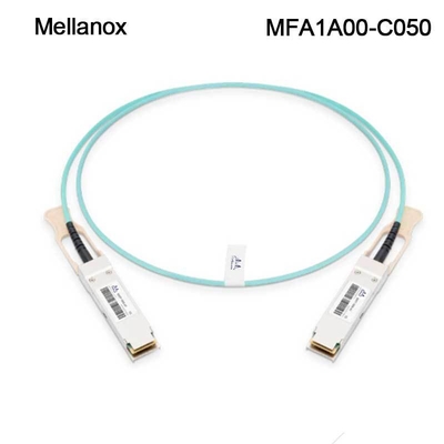 QSFP LSZH Mellanox AOC Kabel aktywny MFA1A00-C050 100GbE 50m nowy i oryginalny