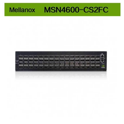 100GbE 2U Otwarty przełącznik sieciowy Mellanox MSN4600-CS2FC z Cumulus Ethernet