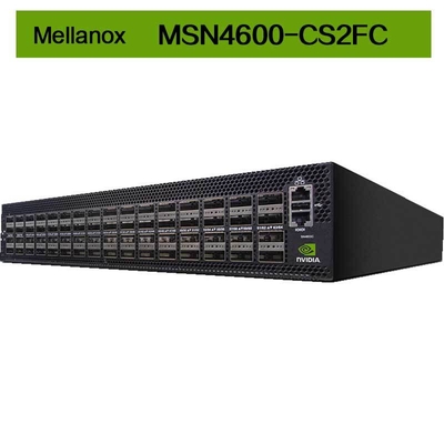 100GbE 2U Otwarty przełącznik sieciowy Mellanox MSN4600-CS2FC z Cumulus Ethernet