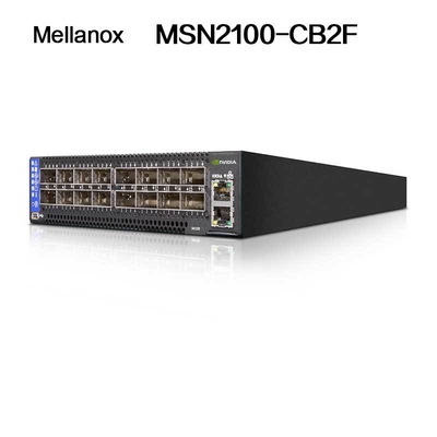 MSN2100-CB2F Przełączniki Ethernet Mellanox o połowie szerokości 10/25GbE i 100GbE