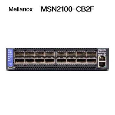 MSN2100-CB2F Przełączniki Ethernet Mellanox o połowie szerokości 10/25GbE i 100GbE