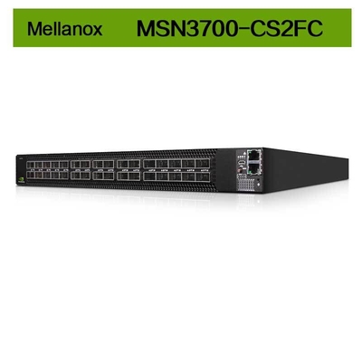 Cumulus Linux 2 zasilacze prądu przemiennego Przełącznik sieciowy Mellanox MSN3700 — CS2FC 100GbE 1U 32 porty QSFP28