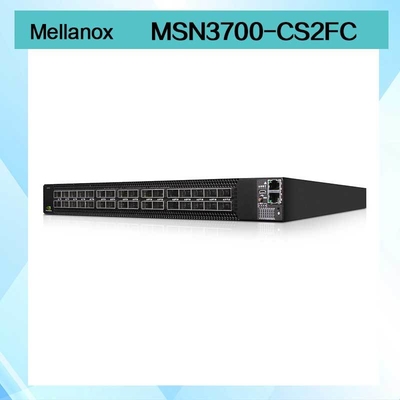Cumulus Linux 2 zasilacze prądu przemiennego Przełącznik sieciowy Mellanox MSN3700 — CS2FC 100GbE 1U 32 porty QSFP28