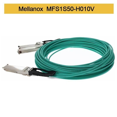 MFS1S50-H010V Aktywny kabel światłowodowy 200GbE do 2x100GbE Kable InfiniBand Kabel Mellanox AOC