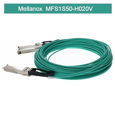 Rozdzielacz IB HDR MMF Mellanox AOC Cable MFS1S50-H020V (QSFP56 Do 2xQSFP56)
