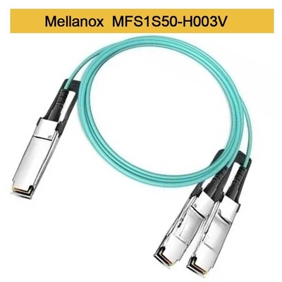 MFS1S50-H003V Kabel AOC 200GbE do 2x100GbE QSFP56 do 2xQSFP56 MMF Mellanox AOC