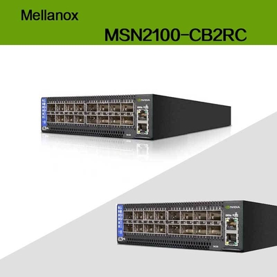 Maksymalna prędkość EDR Nvidia Mellanox Spectrum, oparty na 100gbe 1u otwarty przełącznik Ethernet z Cumulus Linux MSN2100-CB2RC, 16 portów Qsfp28