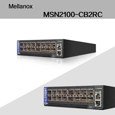 Maksymalna prędkość EDR Nvidia Mellanox Spectrum, oparty na 100gbe 1u otwarty przełącznik Ethernet z Cumulus Linux MSN2100-CB2RC, 16 portów Qsfp28