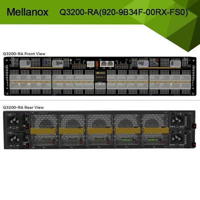 Nvidia Q3200-Ra Quantum-3 oparte na dwóch sąsiednich przełącznikach Xdr Infiniband z obsługą Vlan 2u 36 portów Xdr 18 klatek Osfp