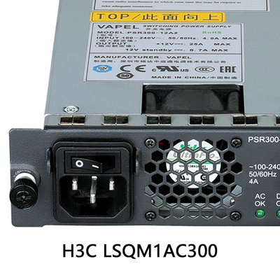 H3c Lsqm1AC300 Core Mainnet Moduł zasilania prądem zmiennym do przełącznika modułowego, karton 12,5A