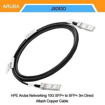 Hpe Aruba Networking 10g SFP+ do SFP+ 3m kablu miedzianego do bezpośredniego podłączenia (J9283D)