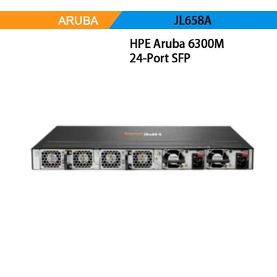 Hpe Aruba Networking Cx 6300m 24-Port SFP+ and 4-Port SFP56 Switch (JL658A)