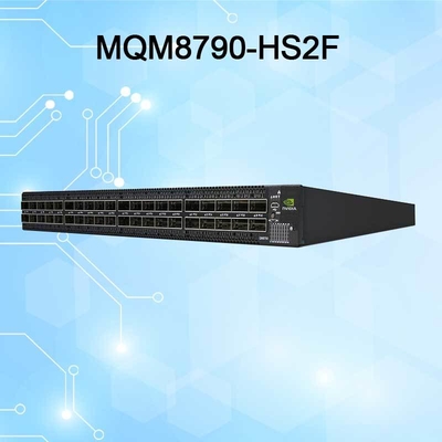 MQM8790-HS2F Mellanox Infiniband Switch 40 portów QSFP56 HDR 2 zasilacze P2C Airflow