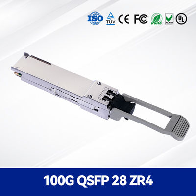 Premium 100G QSFP28 ZR4 80KM Moduł nadajnika światłowodowego dla centrów danych