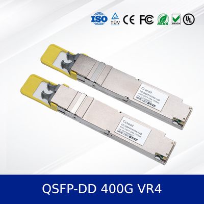 400G QSFP-DD VR4 Moduł nadajnika optycznego 50m Reach, PAM4, CMIS 5.0