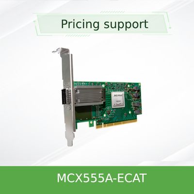 Wysokiej prędkości karta adaptera Connectx-5 EDR do sieci 100GB/S MCX555A-Ecat