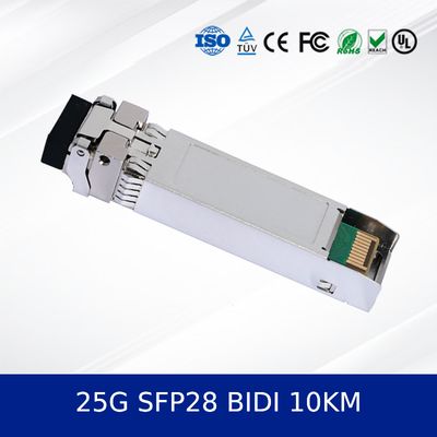 25G SFP28 SR 100M Moduł nadajnika optycznego 850nm 100m OM4 MMF z DDM