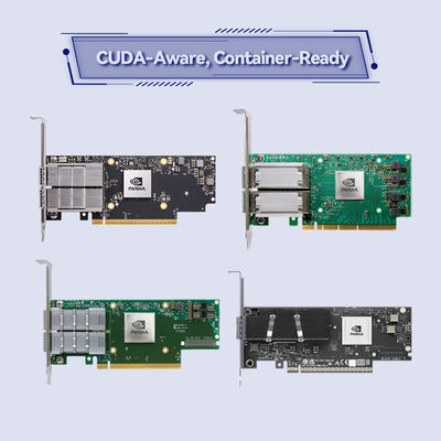 Nvidia MCX653105A-Ecat-Sp Connectx6 Jednoportowa karta sieciowa Osfp56 EDR 100GB/S Vpi Infiniband