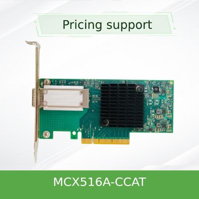 CX516A ConnectX-5 100GbE MCX516A-CCAT Podwójny port QSFP28 Adapter PCI-E