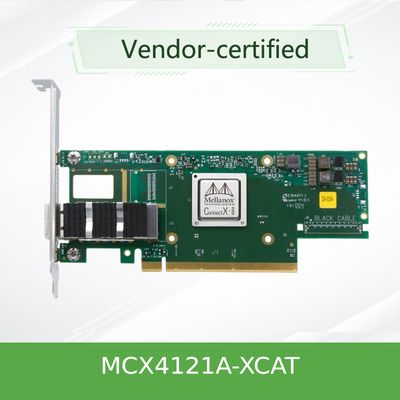 MCX4121A-XCAT Karta sieciowa Mellanox 25 Gb/s SFP28 QSFP28 Małe opóźnienia Elastyczna