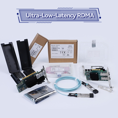 MCX653105A-ECAT ConnectX-6 VPI Adapter Card 100Gb/S HDR100 EDR IB 100GbE Single Port QSFP56