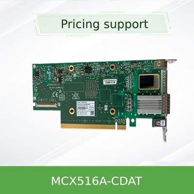 Dwuportowa karta sieciowa QSFP28 Mellanox 100gbe Karta katalogowa Adapter MCX516A-CDAT PCIe 4.0 X16 Tall Bracket