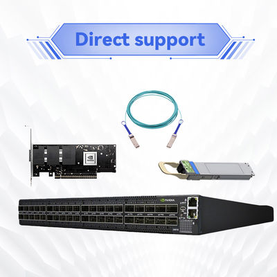 Ulepszona wydajność sieciowa przełącznika Mellanox MQM8790-HS2R(920-9B110-00RH-0D0) Quantum Hdr Infiniband Switch 40 portów Qsfp56 Nvidia