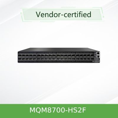MQM8700-HS2F(920-9B110-00FH-0MD)  Przełącznik sieciowy Quantum Mellanox Hdr 40 portów 200 Gbit/s 40 portów Infiniband