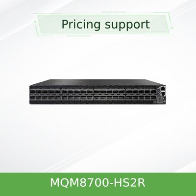 920-9b110-00rh-0m0 Mellanox MQM8700-HS2R(920-9B110-00RH-0M0) Quantum Hdr Infiniband Network Switch 40 Qsfp56 Porty Prędkość transmisji 10/100/1000Mbps