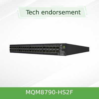40 portów QSFP56 Mellanox Quantum Hdr Infiniband Switch 200 Gbps MQM8790-HS2F