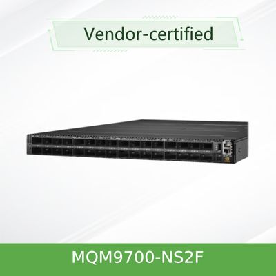 Przełącznik sieciowy Mellanox MQM9700-NS2F(920-9B210-00FN-0M0) Infiniband 400G 16.8 Tbps dla serwera